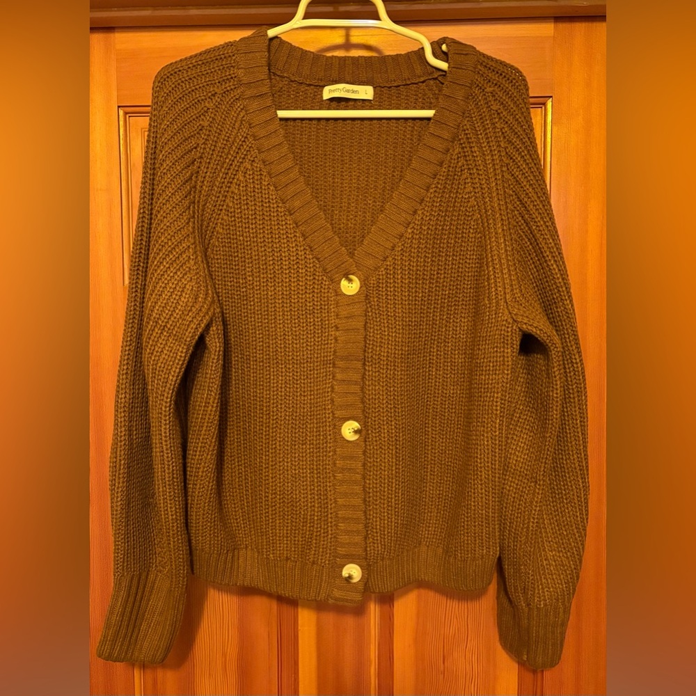 Elegant Button-Up Cardigan